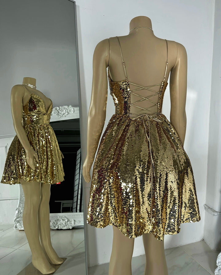 The Goldie Sequin Dress