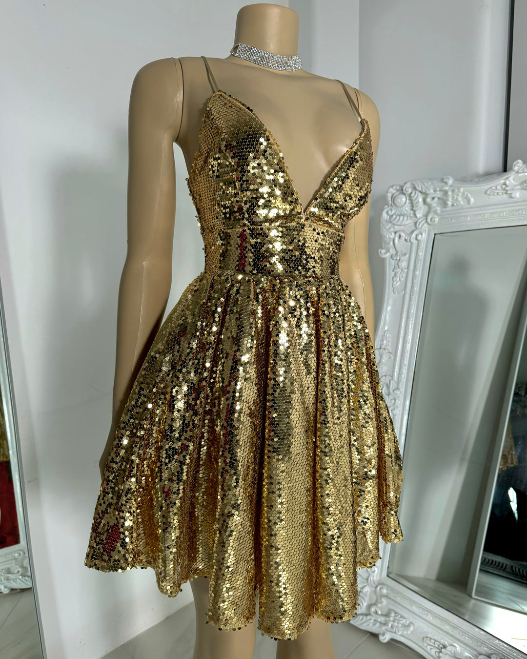 The Goldie Sequin Dress