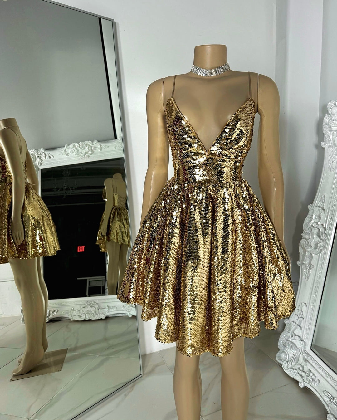 The Goldie Sequin Dress