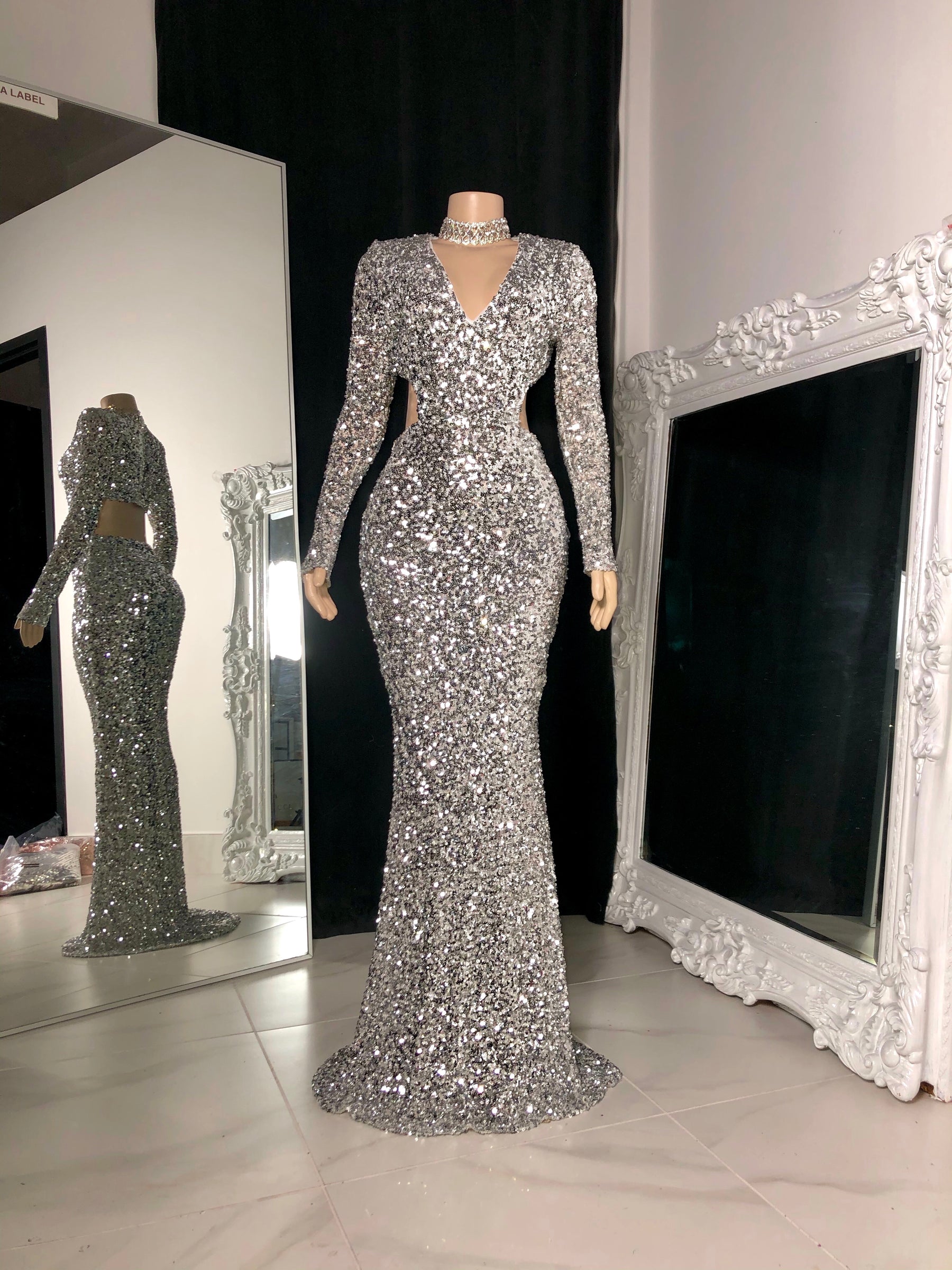 The ARMANI Sequin Gown – Lynira Label