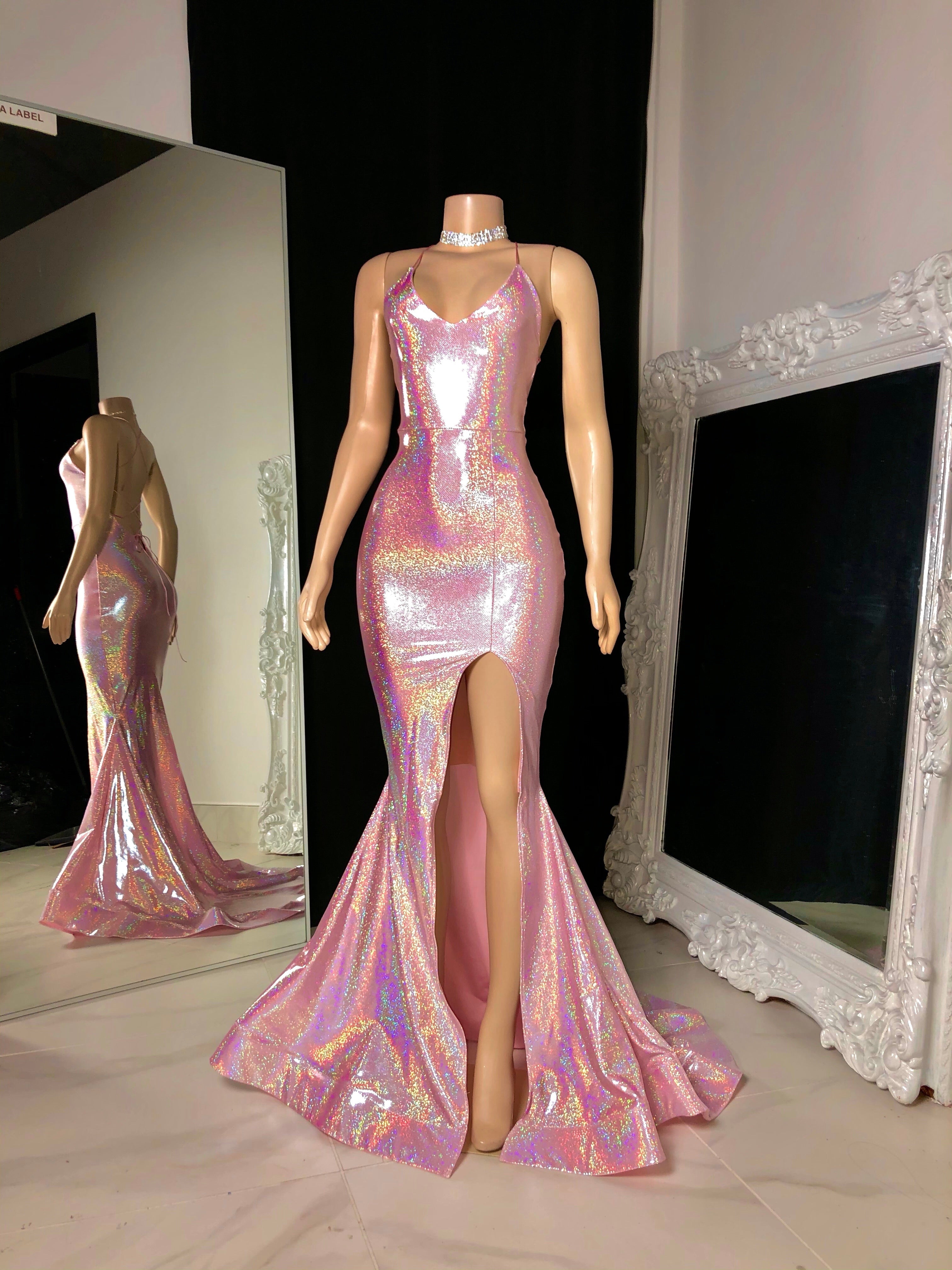 The GIGI Holographic Gown – Lynira Label