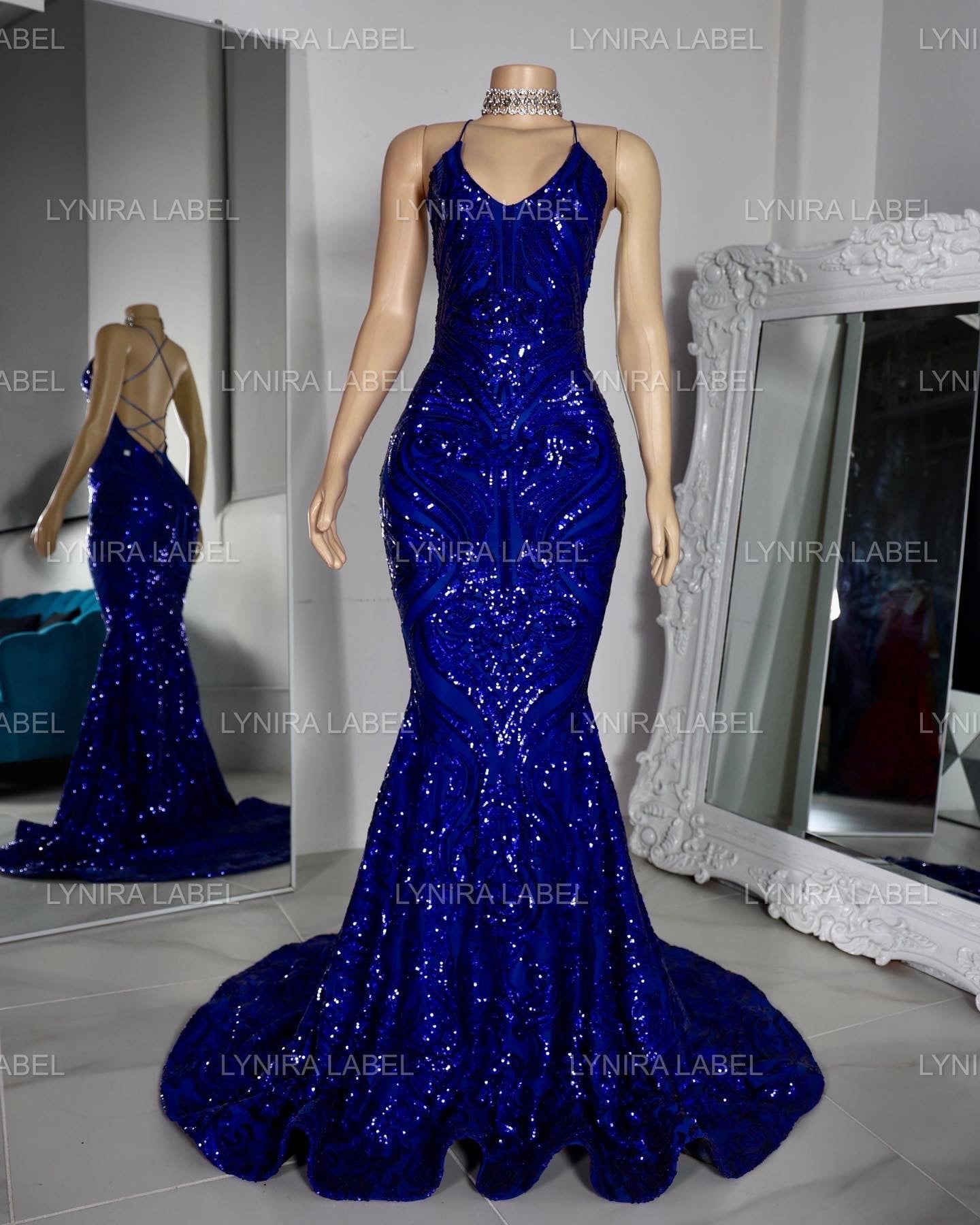 The AALIYAH Sequin Gown – Lynira Label